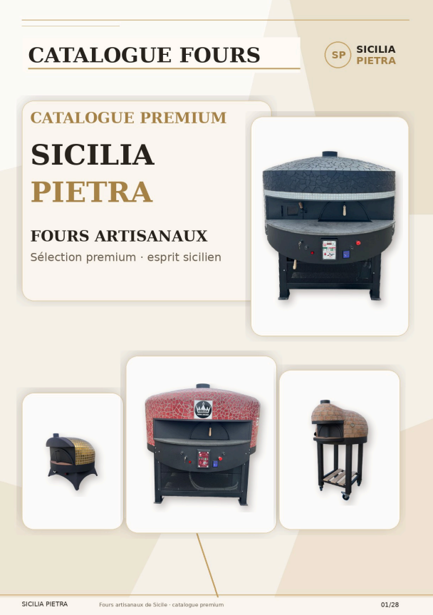 Couverture du catalogue Fours Sicilia Pietra 2025