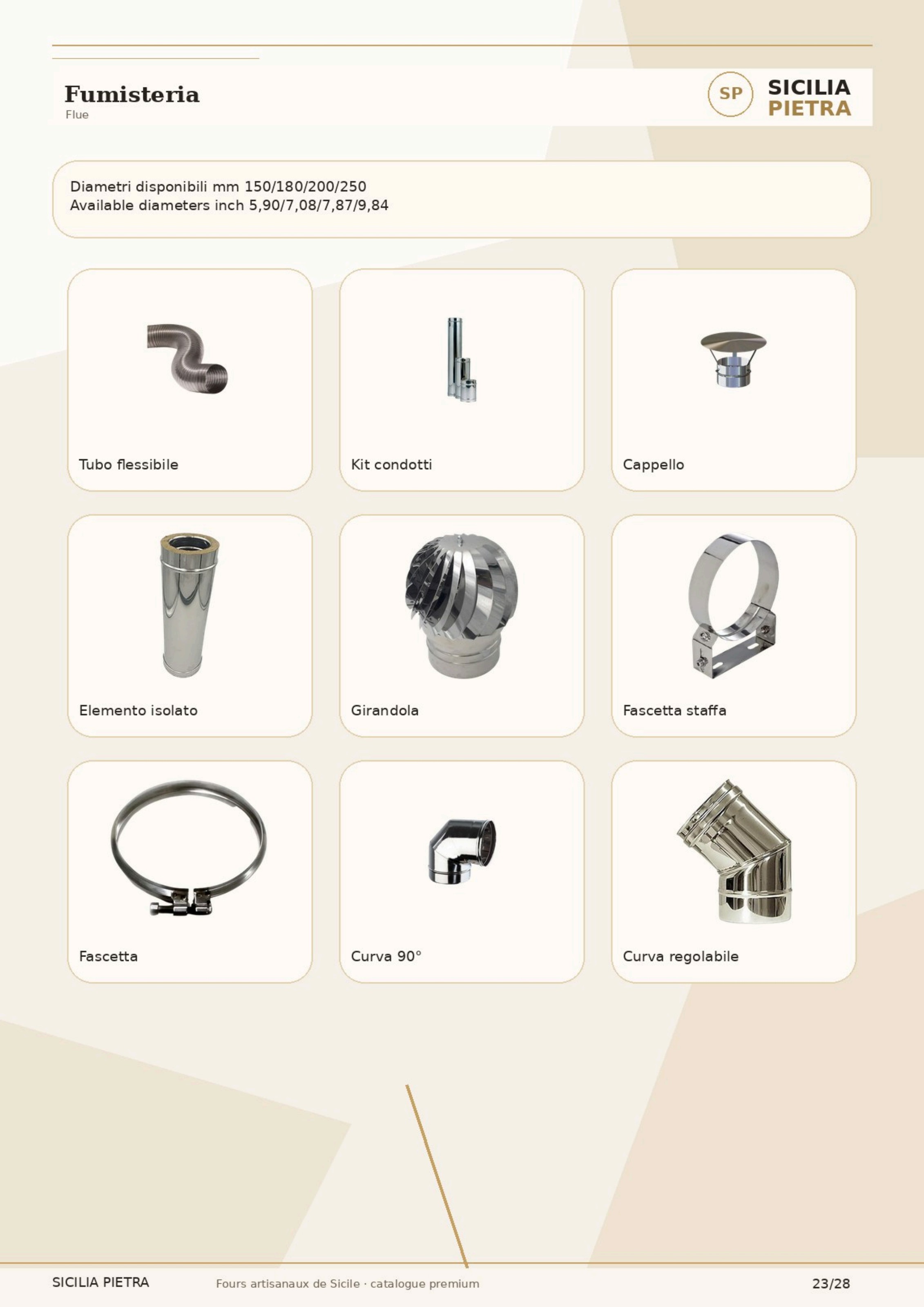 Gamme Accessoires fours