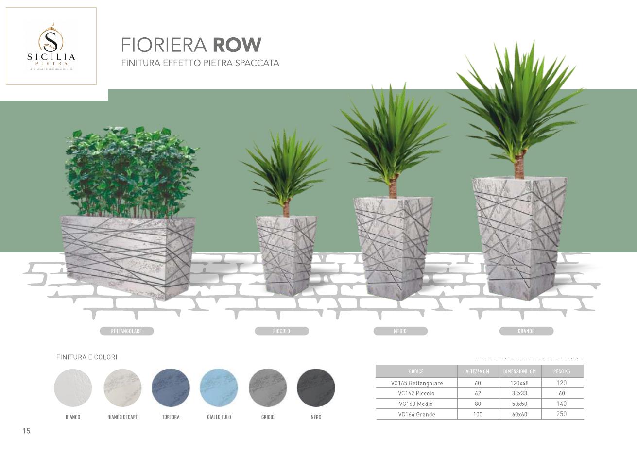 Fioriera Row